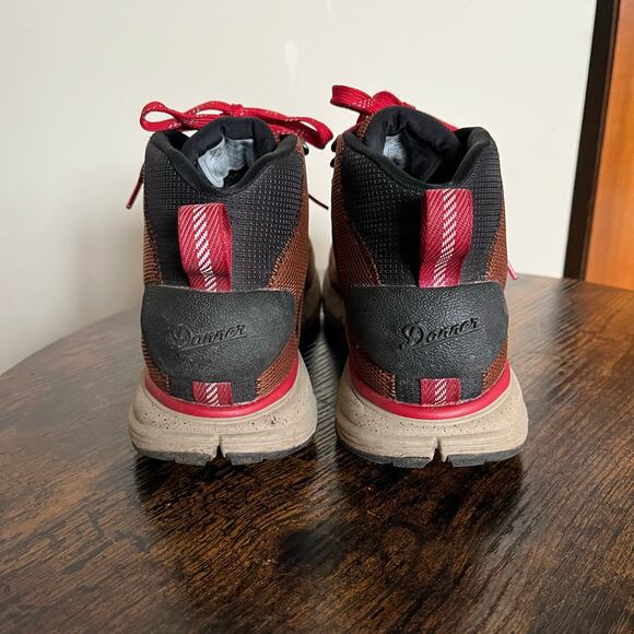 Danner Boots Mens 9 Trail 2650 Mid Waterproof GoreTex Vibram Brown Hiking - Picture 7 of 9